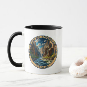 Mug Le canyon noir du parc national Gunnison