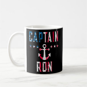 Mug Le capitaine patriotique Ron Us Drapeau 4 juillet 