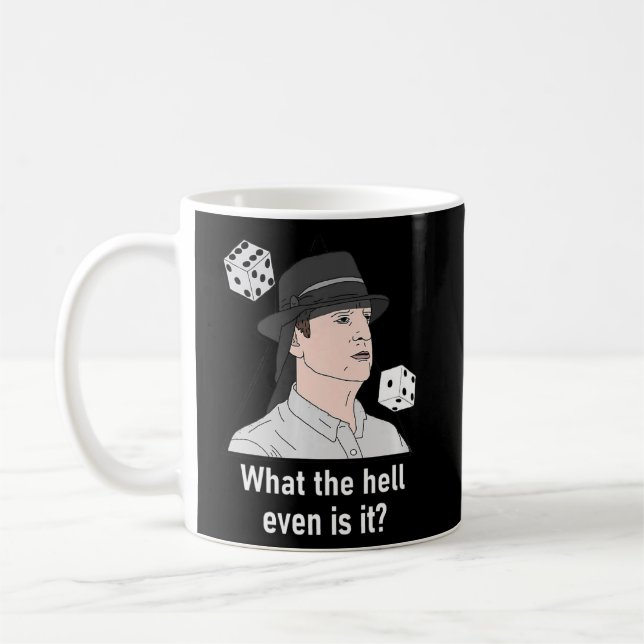 Mug Le Casquette de Brian Ce qu'est l'enfer même (Gauche)