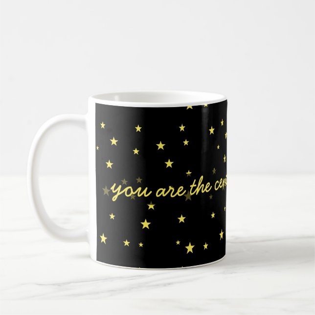 Mug le centre de mon univers, jaune se tient le (Gauche)