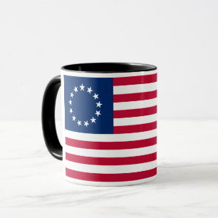 Mug Le Cercle d'étoiles, Drapeau américain par Betsy R