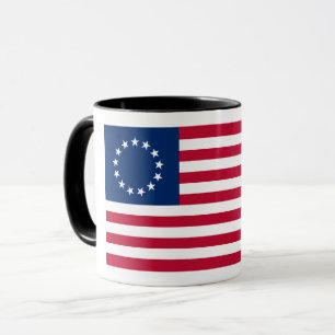 Mug Le Cercle d'étoiles, Drapeau américain par Betsy R