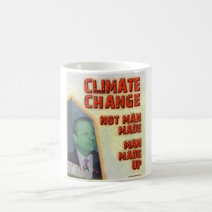 Mug Le changement climatique est homme composé