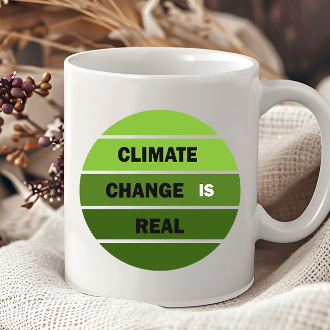 Mug Le changement climatique est une réelle prise de c (Créateur téléchargé)