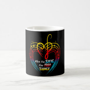 Mug Le chant prient deux fois