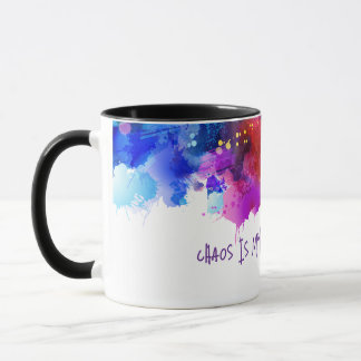 Mug Le chaos est ma zone de confort - Art Abstrait Tee