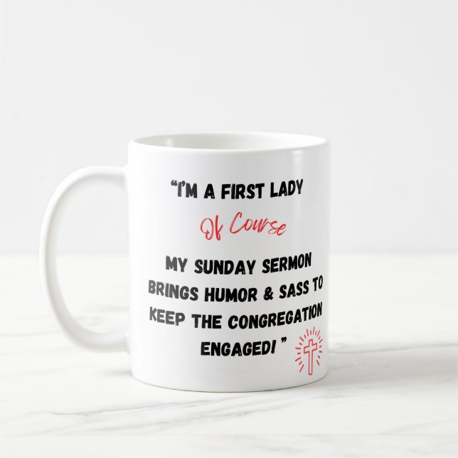 Mug "Le charme de la Première Dame" (Gauche)