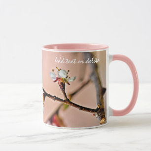 Mug Le charme des fleurs japonaises d'abricot