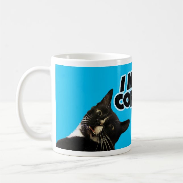 Mug Le chat a besoin de café (Gauche)