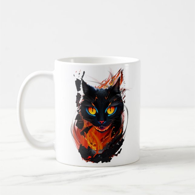 Mug Le chat en enfer (Gauche)