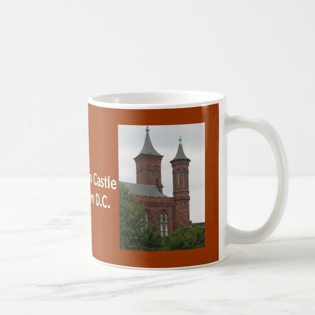 Mug Le château de Smithsonien, DC de Washington (Droite)