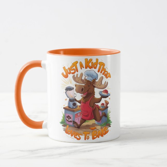 Mug Le chef d'orignal à la fourche (Gauche)