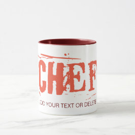 Mug Le Chef's Mug. Super Idée Cadeau. Modèle personnal