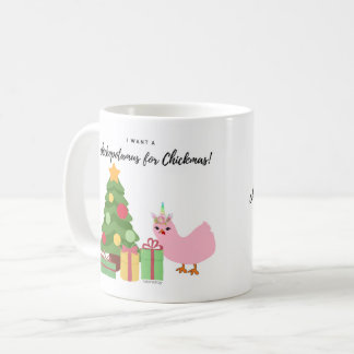 Mug Le chickopotamus pour Noël