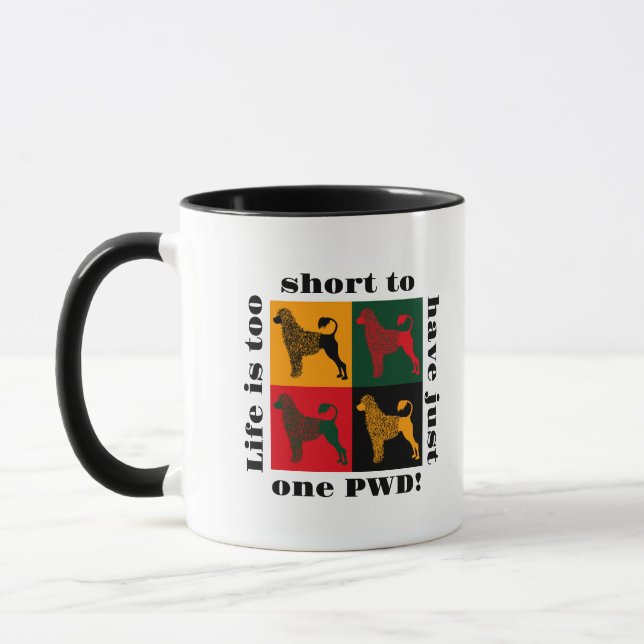 Mug Le chien d'eau portugais intelligent (Gauche)