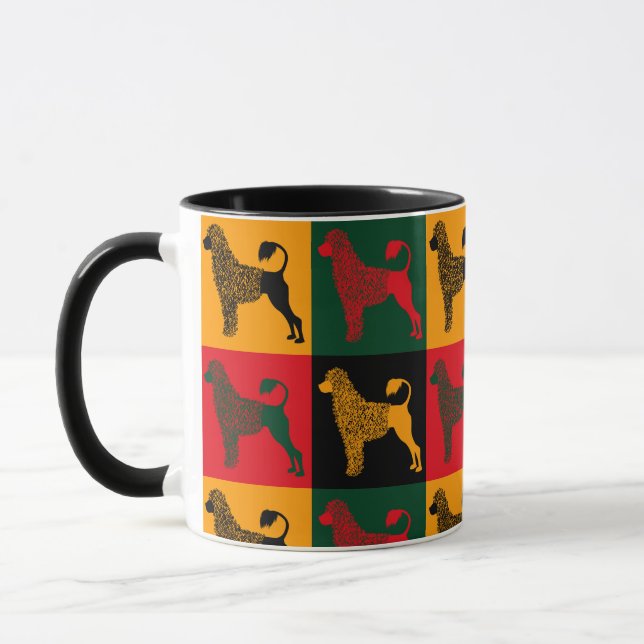 Mug Le chien d'eau portugais intelligent (Gauche)
