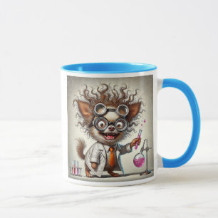 Mug Le chien scientifique et son expérience.