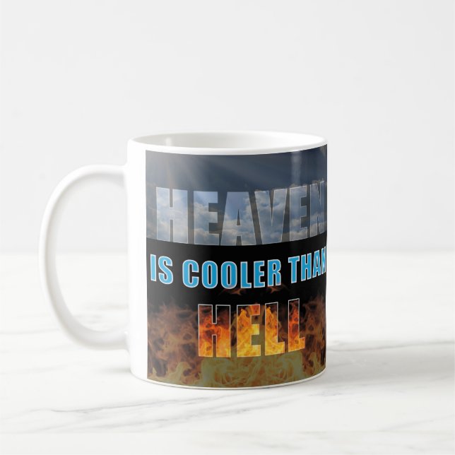 Mug Le ciel est plus frais que des Hel (Gauche)