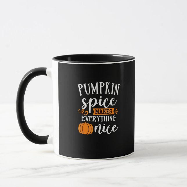 Mug Le citrouille Spice Rend Tout Agréable (Gauche)