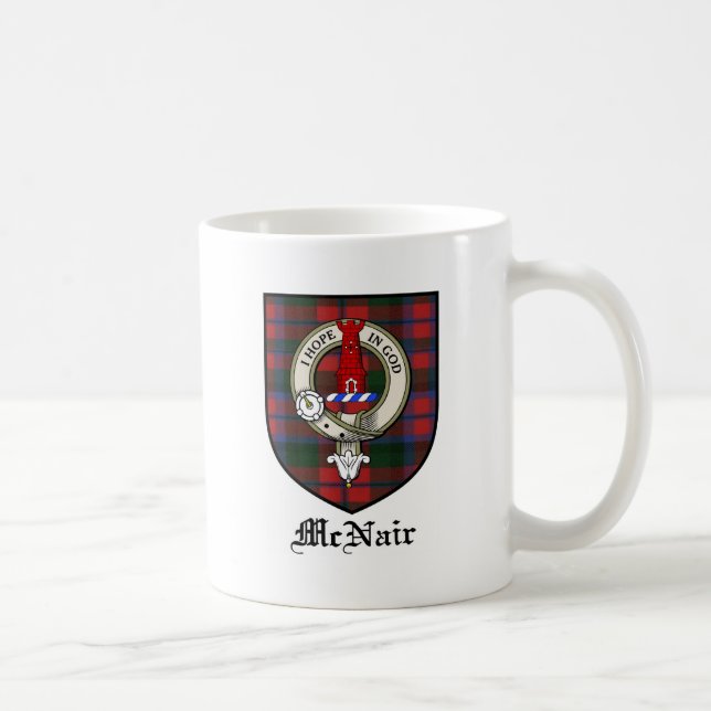 Mug Le clan de McNair Crest le tartan d'insigne (Droite)