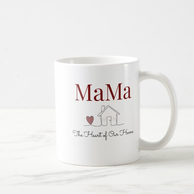 Mug Le Coeur De Notre Maison (Droite)