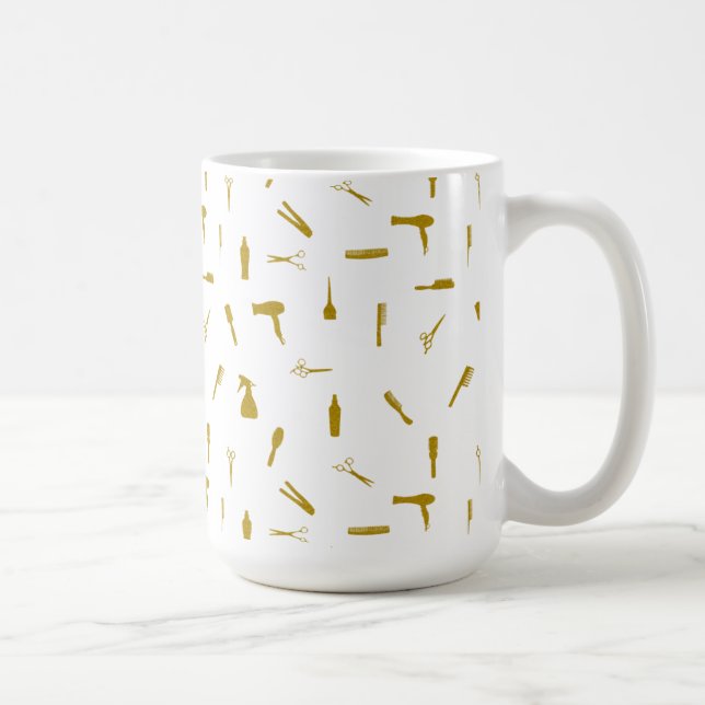 Mug Le coiffeur de parties scintillantes de Faux usine (Droite)