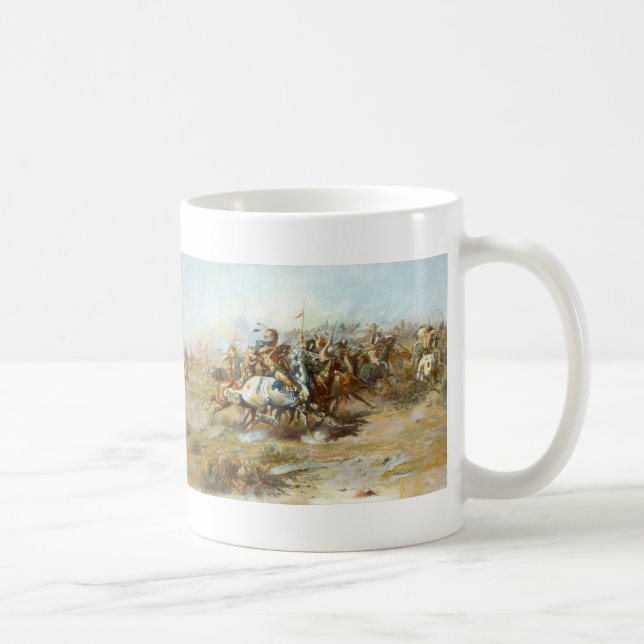 Mug Le combat de Custer par Charles Marion Russell (Droite)