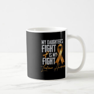 Mug Le combat de ma fille est ma lutte contre la leucé