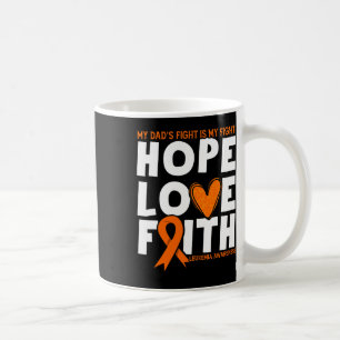 Mug Le combat de papa est mon combat. Sensibilisation 