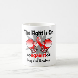 Mug Le combat est dessus contre la thrombose profonde