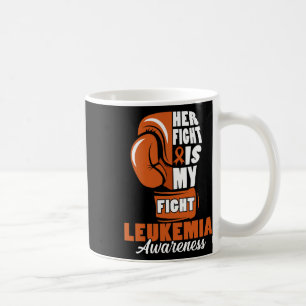 Mug Le combat est mon combat Leucémie sensibilisation 