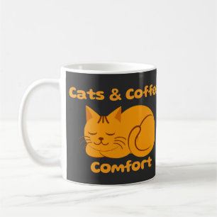Mug Le confort des chats et du café