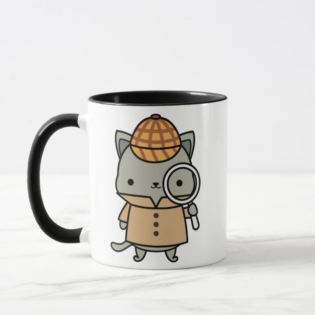 Mug Le Confortable Club De Livres Mystères Purrlock +  (Gauche)