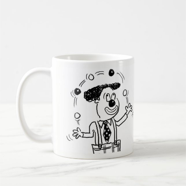 Mug Le contrebandier clown du cirque est en train de b (Gauche)