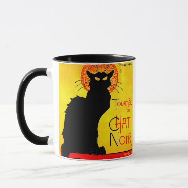 Mug Le Conversation Noir Vintage (Gauche)