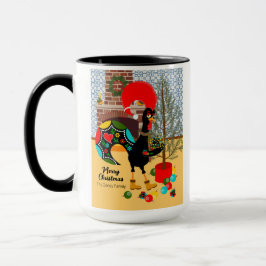 Mug Le coq portugais et les lumières de Noël