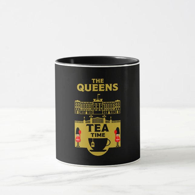 Mug Le couronnement royal du thé des reines (Centre)