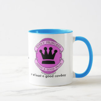 Mug Le cowboy et la princesse - rose et bleu