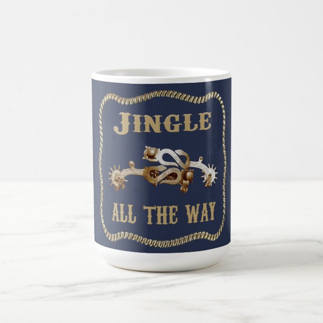 Mug Le Cowboy Occidental Épouse La Jingle Tout Au Long (Centre)