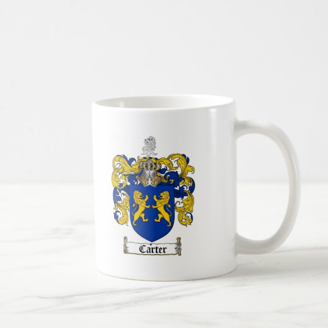 MUG LE CREST DE FAMILLE DE CARTER - MANTEAU DE CARTER (Droite)