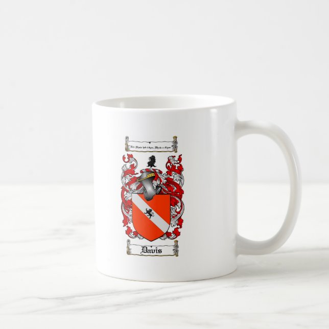 MUG LE CREST DE FAMILLE DE DAVIS - MANTEAU DE DAVIS (Droite)