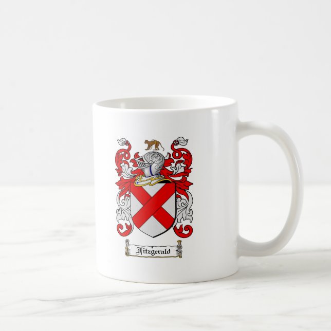 MUG LE CREST DE FAMILLE DE FITZGERALD - MANTEAU DE (Droite)