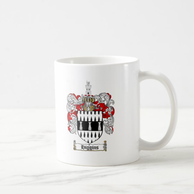 MUG LE CREST DE FAMILLE DE HIGGINS - MANTEAU DE (Droite)