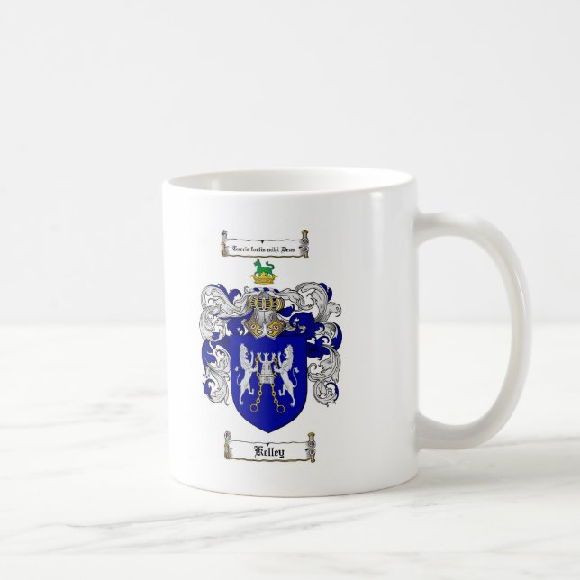 MUG LE CREST DE FAMILLE DE KELLEY - MANTEAU DE KELLEY (Droite)