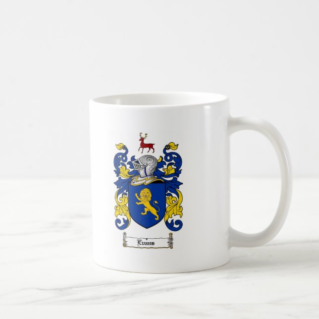 MUG LE CREST DE FAMILLE D'EVANS - MANTEAU D'EVANS DES (Droite)