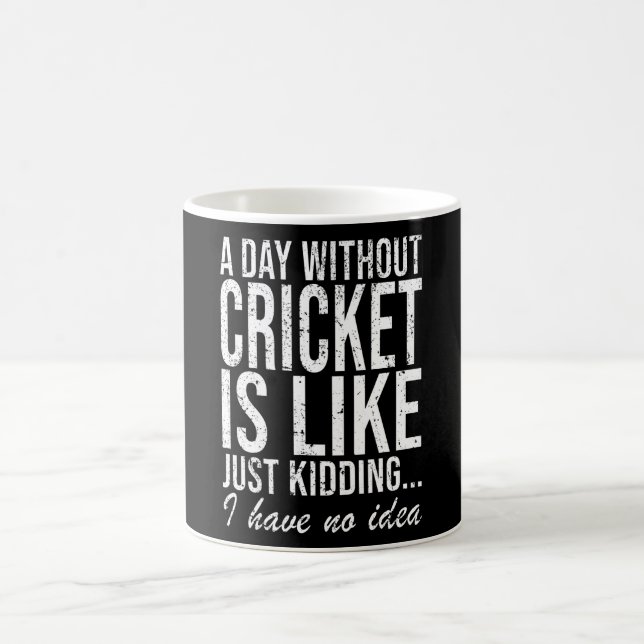 Mug le cricket Funny Dire un cadeau (Centre)