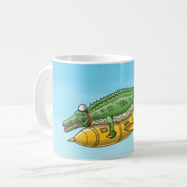 Mug Le Croc Fusée (Devant gauche)