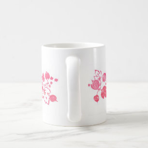 Mug Le cru a inspiré le gigaoctet rose 11 onces. Tass