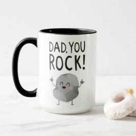 Mug Le Day Gigft Dad, votre rock ! Cool Funny Kawaii