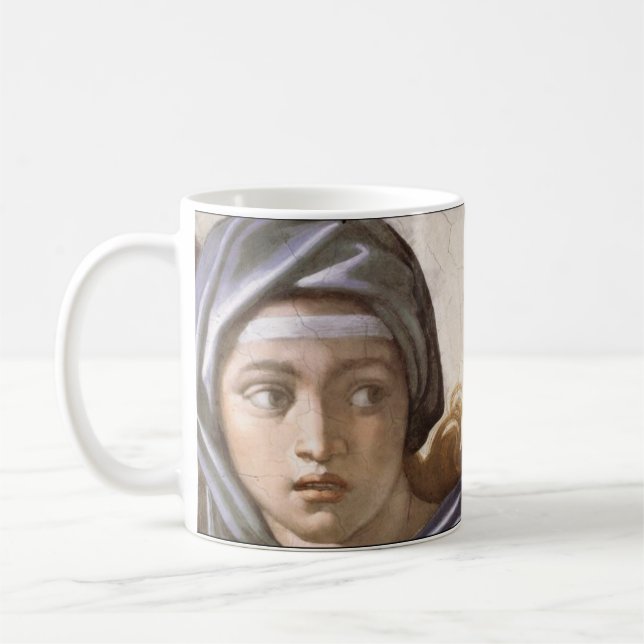 Mug Le Delphic Sibyl dans le détail (Gauche)